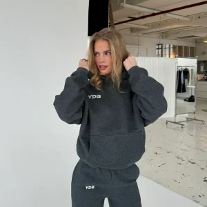 VDB Hoodie - dunkelgraue Melette