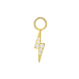 Hoop Charm Gold Blitz