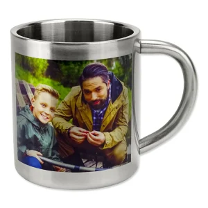 Edelstahltasse, klein