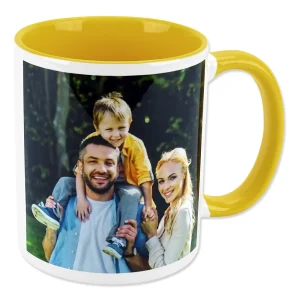 Foto-Tasse, zweifarbig
