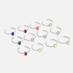 Geburtsstein Ring Silber