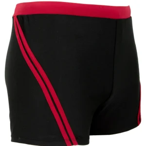 TS7 ROT BADEHOSE HERREN SCHWIMMHOSE STREIFEN